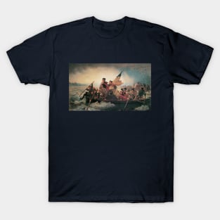 Washington Crossing the Delaware by Emanuel Leutze T-Shirt